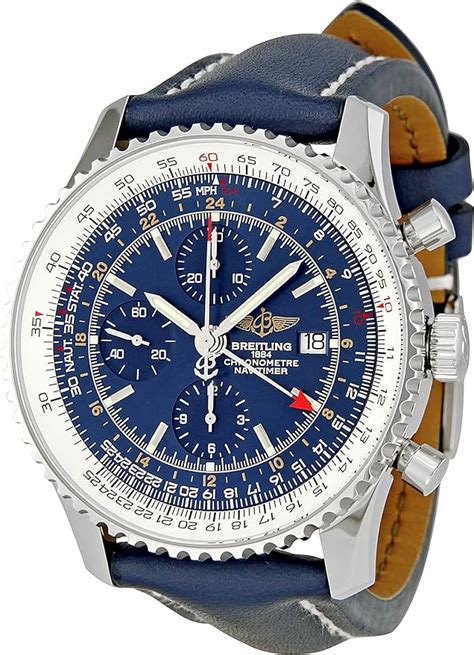 breitling armband uhr blau|Breitling uhr herren.